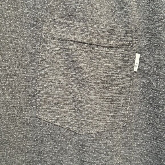 Vuori Performance Pocket Shirt Mens Large Gray Short Sleeve Gym Stretch Adult - Picture 3 of 5